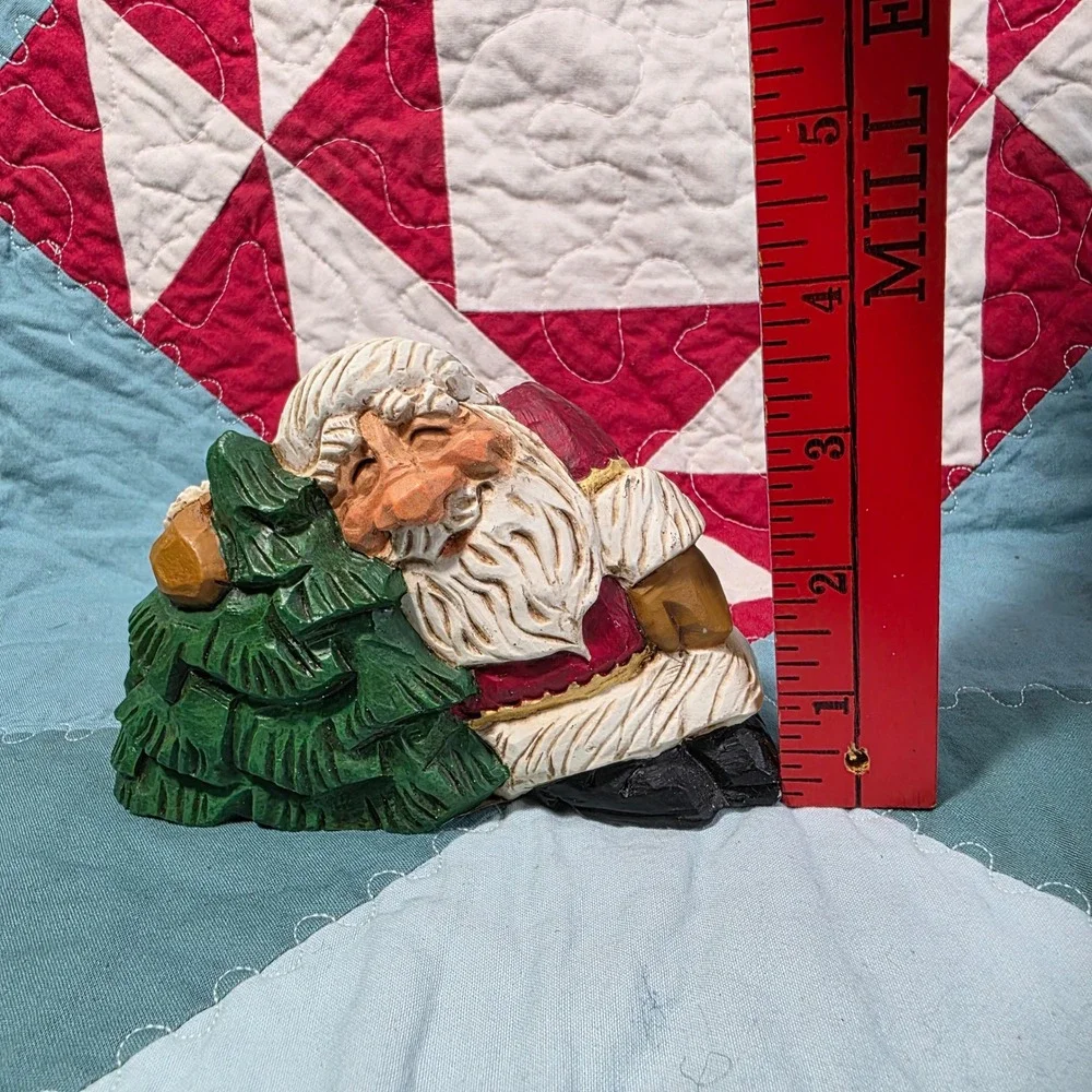 David Frykman Portfolio Santa‎ with Christmas Tree DF 1014 1997 Holiday Figurine